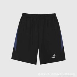 Designer High version B family 23ss 3D English embroidery simple and versatile pure cotton unisex sports shorts OW0H