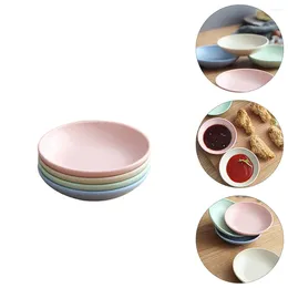 Plates 12 Pcs Seasoning Dish Sauce Fruit Dip Dipping Tray Appetizer Plate For Mustard Plastic Toddler