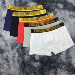 Mens Designers Boxers 3pcs/lot Mens Underwear Underpants Boxer Organic Cotton Shorts Modal Sexy Gay Male Boxers Breathable New Mesh Man Underwear Size M-XXL