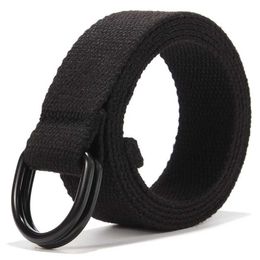 Belts Plus Size 110 120 130 140 150 160cm Mens Unisex Canvas Belt Outdoor Military Tactical Belt Jeans Belt Q240401