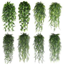 Artificial Hanging Plants 80cm Fake Ivy Vine for Wedding Wall House Room Patio Indoor Outdoor Home Shelf Office Decor