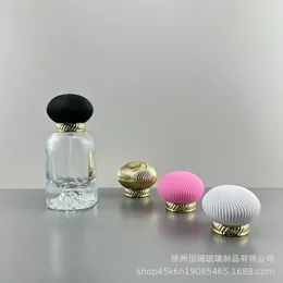 Storage Bottles Perfume Spray Bottle 50ML Transparent Glass Empty Refillable Cosmetic Containers Sprayer