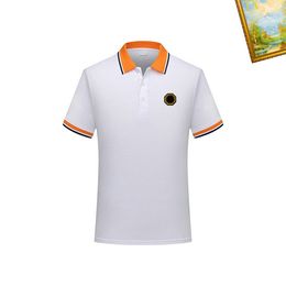 Mens Polos shirts men fashion Tees classic multiple Colour lapel short sleeves Plus Embroidery business casual Cotton breathable Casual T-Shirts#A9