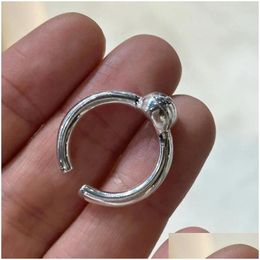 Cluster Rings Shanice 925 Sterling Sier Ball Beads For Woman Open Geometric Couple Aesthetic Jewellery Gift Drop Delivery Ring Dhxht