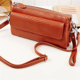 Shoulder Bags 2024 Fashion Genuine Leather Crossbody For Women Luxury Handbag Tote Purse Women's Bag Big Capacity