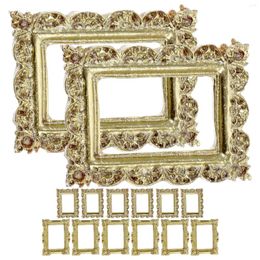 Frames Jewellery Accessories Po Frame Ornaments Table Decor Mini Retro Picture