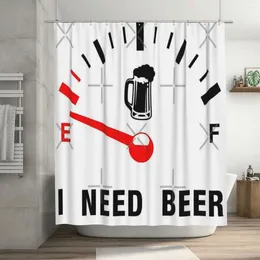 Shower Curtains I Need Beer Curtain 72x72in With Hooks DIY Pattern Lover's Gift