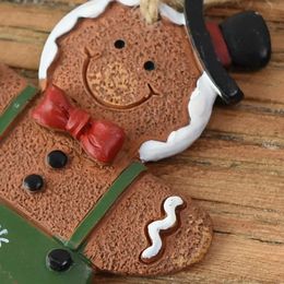 2024 2021 Navidad Christmas Resin Gingerbread Man Pendant Christmas Tree Ornaments Christmas Decorations for Home 2022 New Year Gift for for