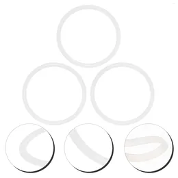 Dinnerware 3 Pcs Silicone Sealing Ring Rings Vacuum Cup Lid Supply Space Silica Gel Replacement Bottle Jar Gaskets