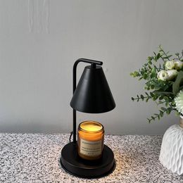 Melting Candle Dimmable Lamp Electric Fragrance Wax Warmer Candle Lamp For Home Office Living Room Decoration 240321