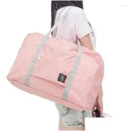 Outdoor Bags Large Capacity Fashion Travel Bag For Unsiex Weekend Handle Carry On Drop Simple Delivery Sports Outdoors Otack