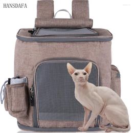 Cat Carriers Pet Carrier Backpack For Small Dogs Cats Puppies Travel Bag Airline Approved With Mesh Window Soft Mat Bags Hiking