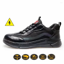 Boots Light Breathable Work Safety Shoes Men Anti-smashing Electrician Insulation Protection Non-slip Sneakers
