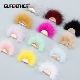 Jewellery Gufeather L199,tassels,real Fur Mink,jewelry Accessories,handmade,earrings Accessories,jewelry Making,diy Earrings,10pcs/lot