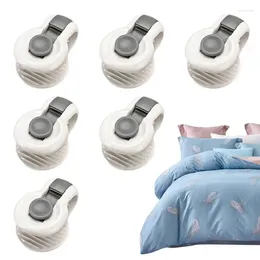 Bedding Sets Duvet Stays 6pcs Cover Clips Fasteners Inside Comforter Set Safe Locking Clamps Prevent Shifting Blanket
