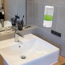Liquid Soap Dispenser Lotion Container Transparent Wall Mount 500ml Capacity For Body Wash Shampoo Hand Sanitizer Ideal Home