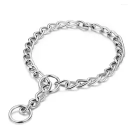 Dog Collars Dogs Leash Walking Chain Neck Sleeve Single Row P-chain