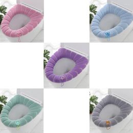 Toilet Seat Covers Cover Home Winter Heated Washable Lid Bathroom Supplies Soft Pad Case Waterproof