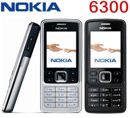 Original Refurbished Phone Nokia 6300 Unlocked Cell Phone TFT 16M Colours Russian Keyboard English Keyboard Cheapest Phone9775090