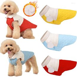 Dog Apparel Winter Warm Clothes With D-Ring Pet Jacket Vest For Small Medium Dogs Cats Coat Soft Fleece Puppy Outfits Chihuahua Costumes