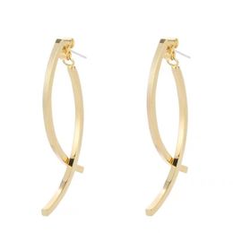 Alloy Long Drop Stick Earrings For Women Fashion Simple Hanging Dangle Earrings Jewellery Girls Korean Stylish Gift