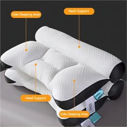 Ultra-Comfortable Ergonomic Neck Support Pillow Protect Your Neck Spine Relax Cervical Orthopedic Pillow for All Sleep Position 240314