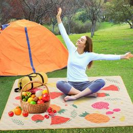 Carpets Outdoor Oxford Cloth Beach Blanket Waterproof Portable Foldable Field Camping Mat With Carry Bag For Summer Hiking Travel Park