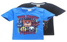 FNAF Kinder T-Shirts Five Nights At Freddy 2 Farben 412t Jungen Baumwolle T-Shirts Kinder Designerkleidung SS2142623953