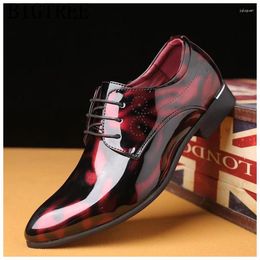 Dress Shoes Wedding Men Formal Evening Oxford For Coiffeur Luxury Designer Italian Classic Brand Big Size 48