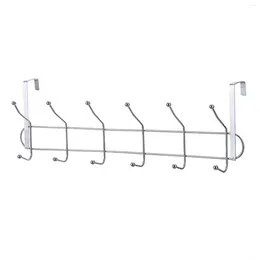 Hooks Over Door Hook Storage Organiser Towel 12 Bag Hat Coat Robe Living Room Clothes Hanger Durable Rack Bedroom Iron