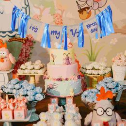 Party Decoration 1St Birthday Decorations Its My 1/2 Banner Baby Boys First One Highchair