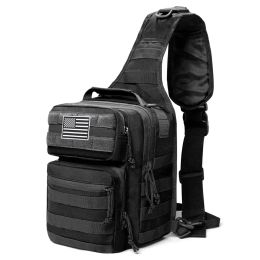 Bags 600D Military Tactical Single Shoulder Backpack Army Molle Assault Sling Bag Small EDC One Strap Daypack Military Tactical Bags