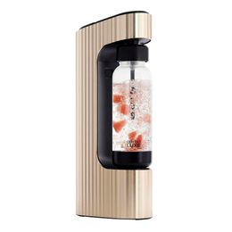 Twenty39 Qarbo LUXE Advanced Metal - Home Soda Seltzer and Beverage Dispenser, Water Carbonated Bubble Hine (tuscany Gold)