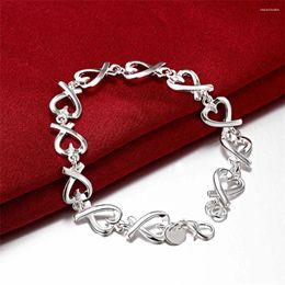 Charm Bracelets 925 Sterling Silver For Women Wedding Lady Cute Noble Pretty Jewellery Fashion Nice Gifts