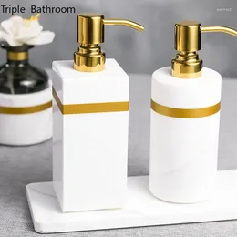 Liquid Soap Dispenser 1pc Foam Shampoo Natural Marble Home Bathroom Shower Gel Bottles Kitchen Accessories