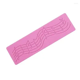 Baking Moulds Musical Notation Staff Fondant Lace Pad DIY Decorative Cake Mold Tool