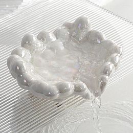 Liquid Soap Dispenser Luxury Cloud Box Creative Ceramic Household Dish Holder Simple Cream Wind Bathroom Decoration Accessories