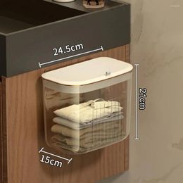 Laundry Bags Durable Storage Basket Transparent Storing Space-saving Bathroom Shower Hanging Clothes
