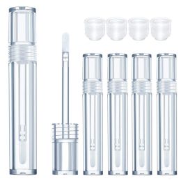 Bottles 20Pcs Empty Lip Gloss Tube 5ml Clear Lip Balm Bottles Refillable Lipstick Container Eyelash Growth Liquid Cosmetic Container