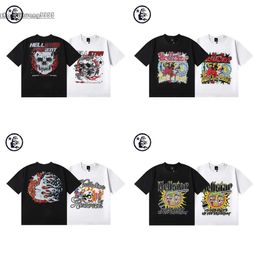 2024 Designer Men's Loose Edition T-shirt Trend Summer Brand Men's and Women's Designer Short Sleeve Fashion Print with Unique Pattern Design Style Hip Hop T-shirt