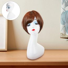 Decorative Plates Mannequin Head Hat Display Support Accessories Stand Model Holder Styling Wigs