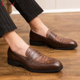 Casual Shoes Men's Autumn Genuine Leather Loafers Formal Office Comfortable And Fashionable