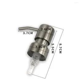 Liquid Soap Dispenser Stainless Steel Pump Head Bottle Nozzle Pressure Squeezer Kitchen Bathroom Accessories Oyster Sauce