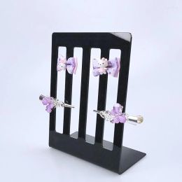 Bags Jewelry Pouches Acrylic Hair Accessories Display Stand Clips Organizer Haar Pin Jewellery Holder Hairpins Showcase Exhibidor De Jo