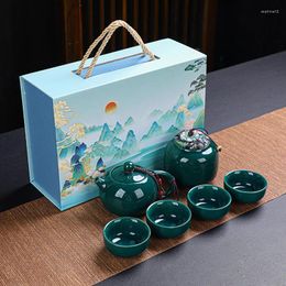 Teaware Sets Ceramic Tea Set Gift Box Packaging