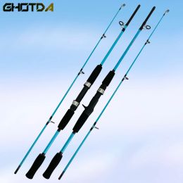 Rods 1.5m 1.8m Fishing Rod Carbon Fibre Spinning/Casting Fishing Pole Bait WT 321G M Power Lure Fishing Rods 2 Sections for Fishing