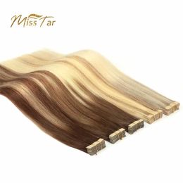 Extensions Invisible Tape In Human Hair Extensions Blonde Real Remy Human Hair Weft Adhesive Glue On For Salon High Quality 20PCS 50G