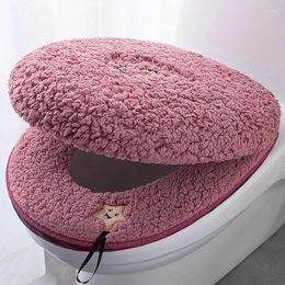 Toilet Seat Covers Winter Cover Home Use Thickened Cushion And Two Piece Set