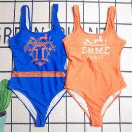 Womens designers Bikini luxury Letter Print One-piece swimsuits Beach sexy Ladies Fashion swim Suit S-XL