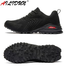Shoes Sneakers Casual Lightweight Trail Running Shoes Male Breathable Mesh Outdoor Jogging Sport Shoes Hiking Shoes